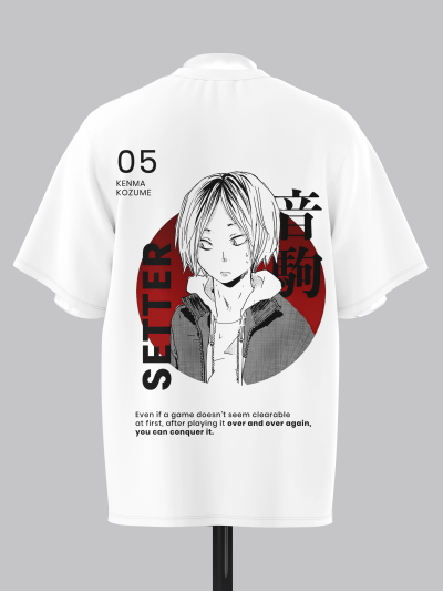Kenma Kozume Brain of Nekoma | Haikyu!! | Oversized T-Shirt